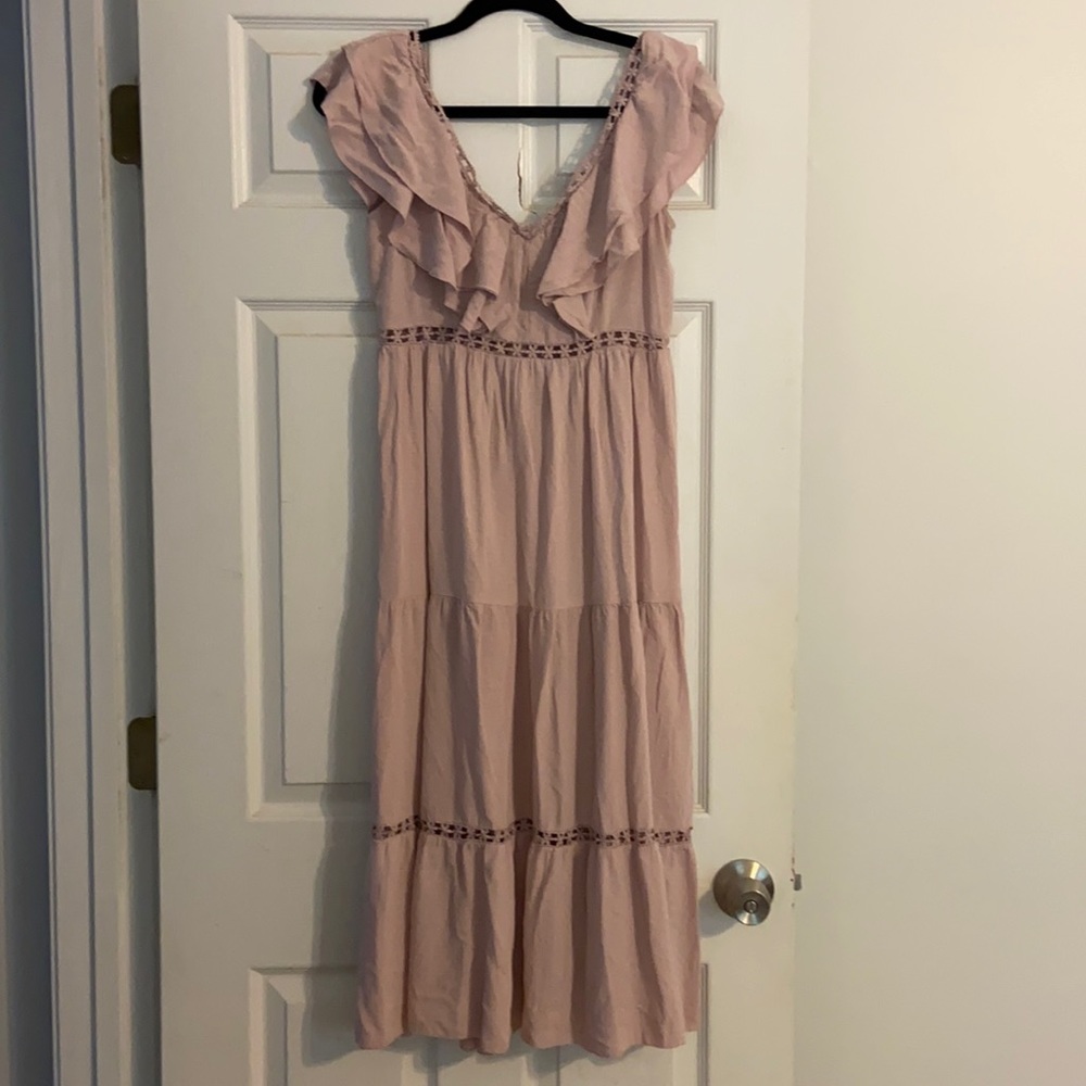 Pink women’s dress, size S
